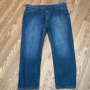 G H Bass Jeans Men's 40 x 30 Camden Straight Leg Light Wash Denim Pants